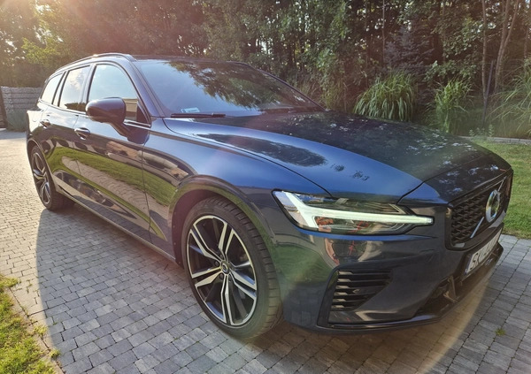 Volvo V60 cena 163900 przebieg: 85500, rok produkcji 2019 z Katowice małe 781